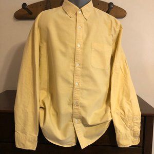 J. Crew Yellow Flex Cotton Oxford Shirt Worn Once